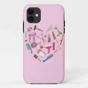 Hairdresser Haarstylist Tool Heart iPhone 11 Hoesje