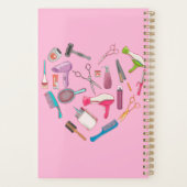 Hairdresser Haarstylist Tool Heart Planner (Achterkant)