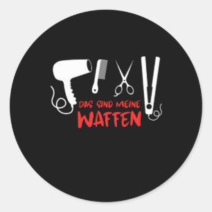 Hairdresser Hair Stylust Hair Dryer Hair Salon Gif Ronde Sticker