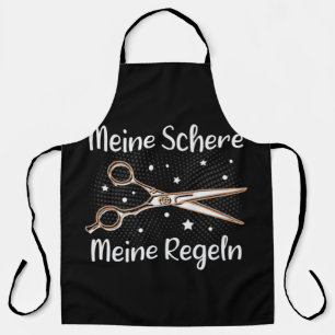 Hairdresser & hairdresser, mijn schaar, mijn regel schort