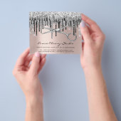 Hairdresser Nail Stylist Silver Grey Roos Drivers Flyer (Hand)