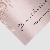 Hairdresser Nails Makeup Eyelash Roos druipt in de Tissuepapier (Detail)