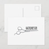 Hairdresser Scissors Briefkaart (Voorkant / Achterkant)