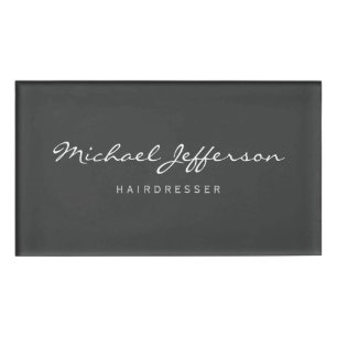 Hairdresser Script Professional Naambadge