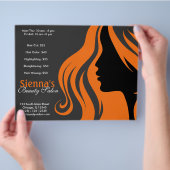 Hairdresser (Sinaasappel) Flyer (Hand)