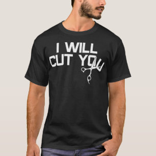 Hairdresser snijhaar t-shirt
