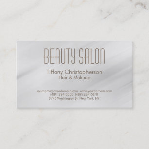 Hairdresser Stylist Beauty Salon Professional Visitekaartje