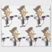 Hairdresser With Scissors Cadeaupapier (Vlak)