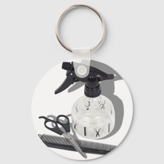 HairdresserItems060910Schaduwen Sleutelhanger (Voorkant)
