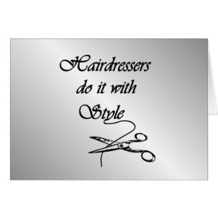 Hairdressers doen het met stijl leeg binnenin