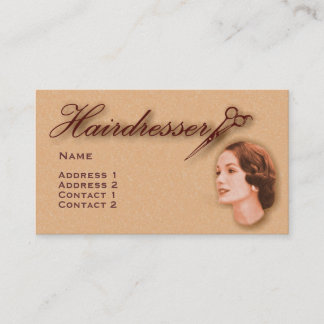 hairdressers Profiel Visitekaartje #24 X