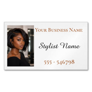 Hairdressing Fridge Magnet African-American