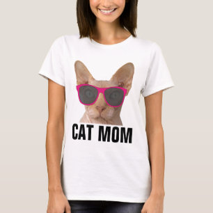 HAIRLESS CAT SPHYNX MOM LADIS T-Shirts