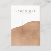 Hairpin-beeldscherm | Neutraal | Beige | WATERVERF Visitekaartje (Voorkant)