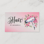 Hairstyliste Aquarelle Sèche-cheveux Certificat ca (Devant)