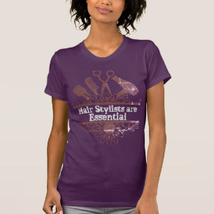 Hairstylists Vrouwen Tiener T shirten Ontwerper Ca T-shirt