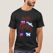 Haiti and Scotland Mix Half Haitian half Scottish T-shirt (Voorkant)