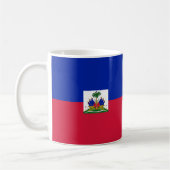 Haïti Armoiries Drapeau en céramique Mug (Gauche)