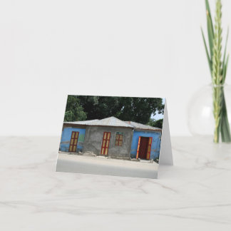 Haïti Blank-briefkaart Bedankkaart