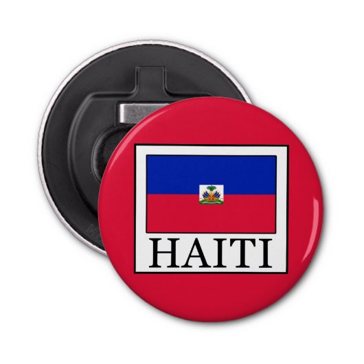 Haïti Button Flesopener (Voorkant)