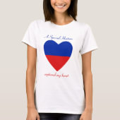 Haïti Drapeau Chérie T-shirt (Devant)