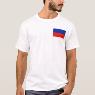 Haïti Drapeau et carte T-shirt
