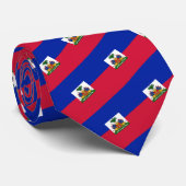 Haïti & Drapeau haïtien mode / Cravate d'affaires (Roulé)