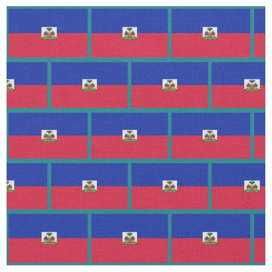 Haïti, Drapeau haïtien Tissu /mode tendance (Fermer)