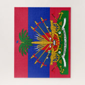haïti - embleem legpuzzel (Verticaal)