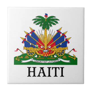 HAITI - embleem/wapen/vlag/symbool Tegeltje