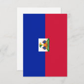 Haiti Flag Bedankkaart (Voorkant / Achterkant)