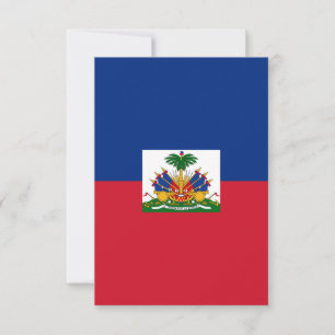 Haiti Flag Bedankkaart
