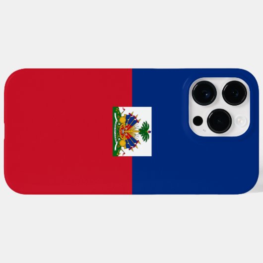 Haiti Flag Case-Mate iPhone Case (Achterkant (horizontaal))