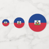 Haiti Flag Confetti (Achterkanten)