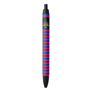 Haïti Flag Cute Patriotic Zwarte Inkt Pen