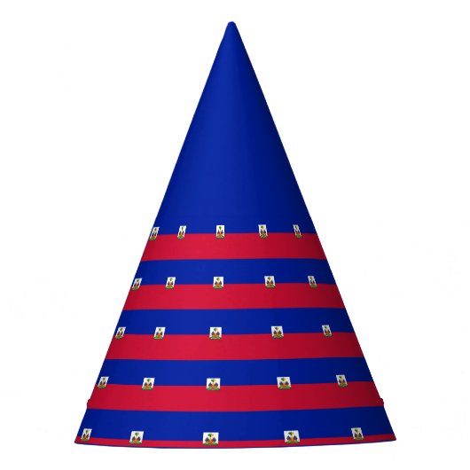Haiti Flag Feesthoedjes (Voorkant)