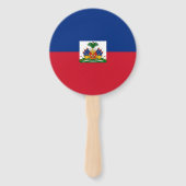 Haiti Flag Handwaaier (Achterkant)