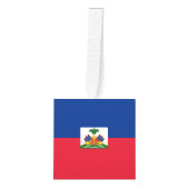 Haiti Flag Kubus Ornament (Voorkant)