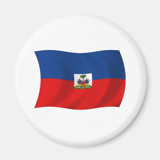 Haiti Flag Magnet Magneet (Voorkant)