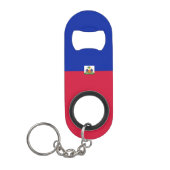 Haiti Flag Mini Flessenopener (Voorkant)