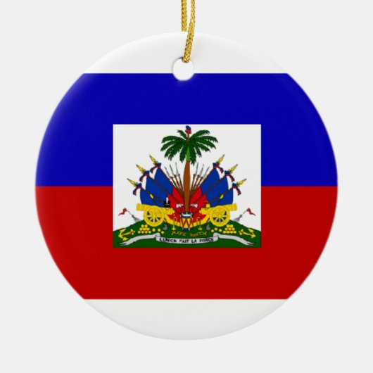 HAITI FLAG ORNAMENT (Voorkant)