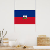 Haiti Flag Poster (Keuken)
