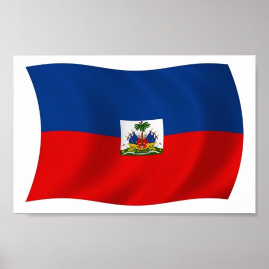 Haïti Flag Poster Print (Voorkant)