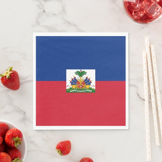 Haiti Flag Servet (Insitu)
