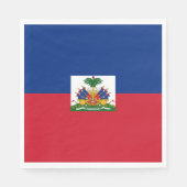 Haiti Flag Servet (Voorkant)