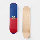 Haiti Flag Skateboard (Voorkant)