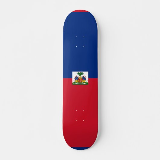 Haiti Flag Skateboard (Voorkant)