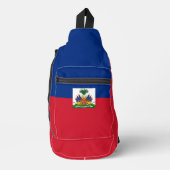 Haiti Flag Sling Bag (Voorkant)