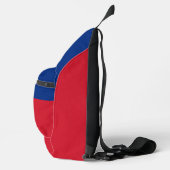 Haiti Flag Sling Bag (Rechts)