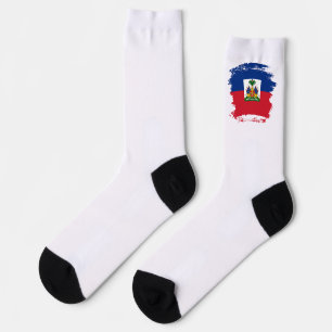 Haiti Flag Sokken